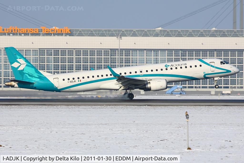 I-ADJK, 2009 Embraer 195LR (ERJ-190-200LR) C/N 19000245, DLA [EN] Air Dolomiti