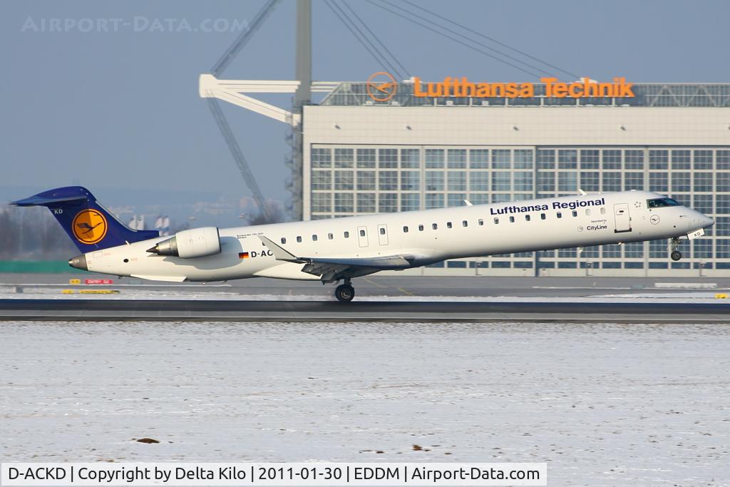 D-ACKD, 2006 Bombardier CRJ-900LR (CL-600-2D24) C/N 15080, CLH [CL] Lufthansa CityLine