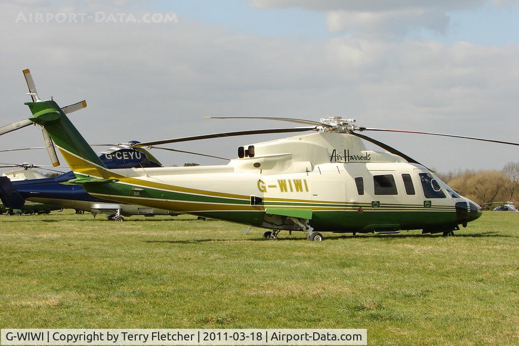 G-WIWI, 2007 Sikorsky S-76C C/N 760684, A visitor to Cheltenham Racecourse on 2011 Gold Cup Day