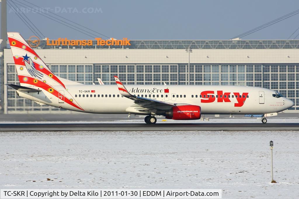 TC-SKR, 2001 Boeing 737-83N C/N 32576, SHY [ZY] Sky Airlines