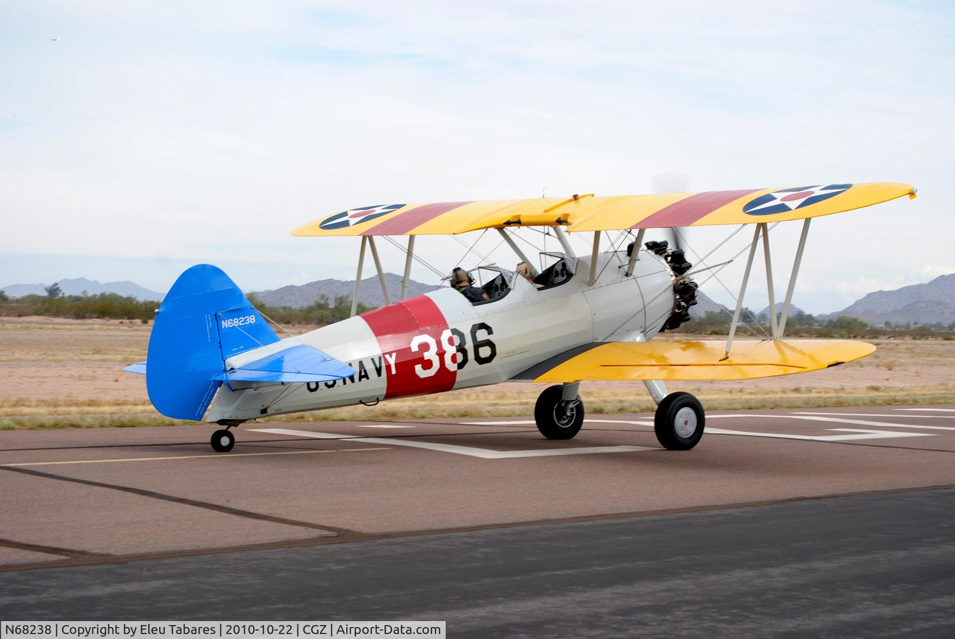 N68238, 1943 Boeing B75N1 C/N 75-7774, Taken at the Copperstate Fly-In in Casa Grande, Arizona.