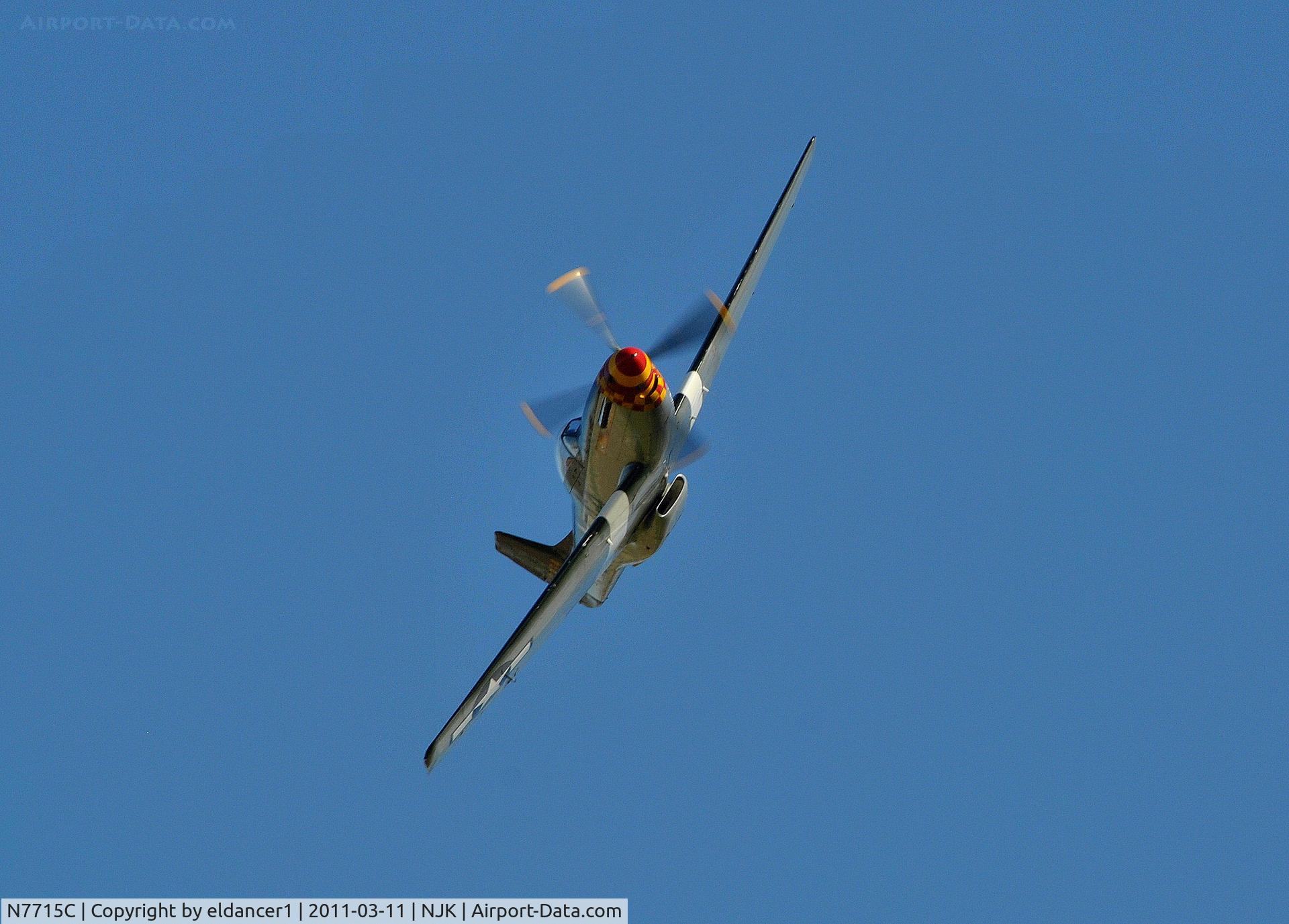 N7715C, 1944 North American P-51D C/N 44-84961A (124-44817), Taken at Naval Air Facility in El Centro, California.