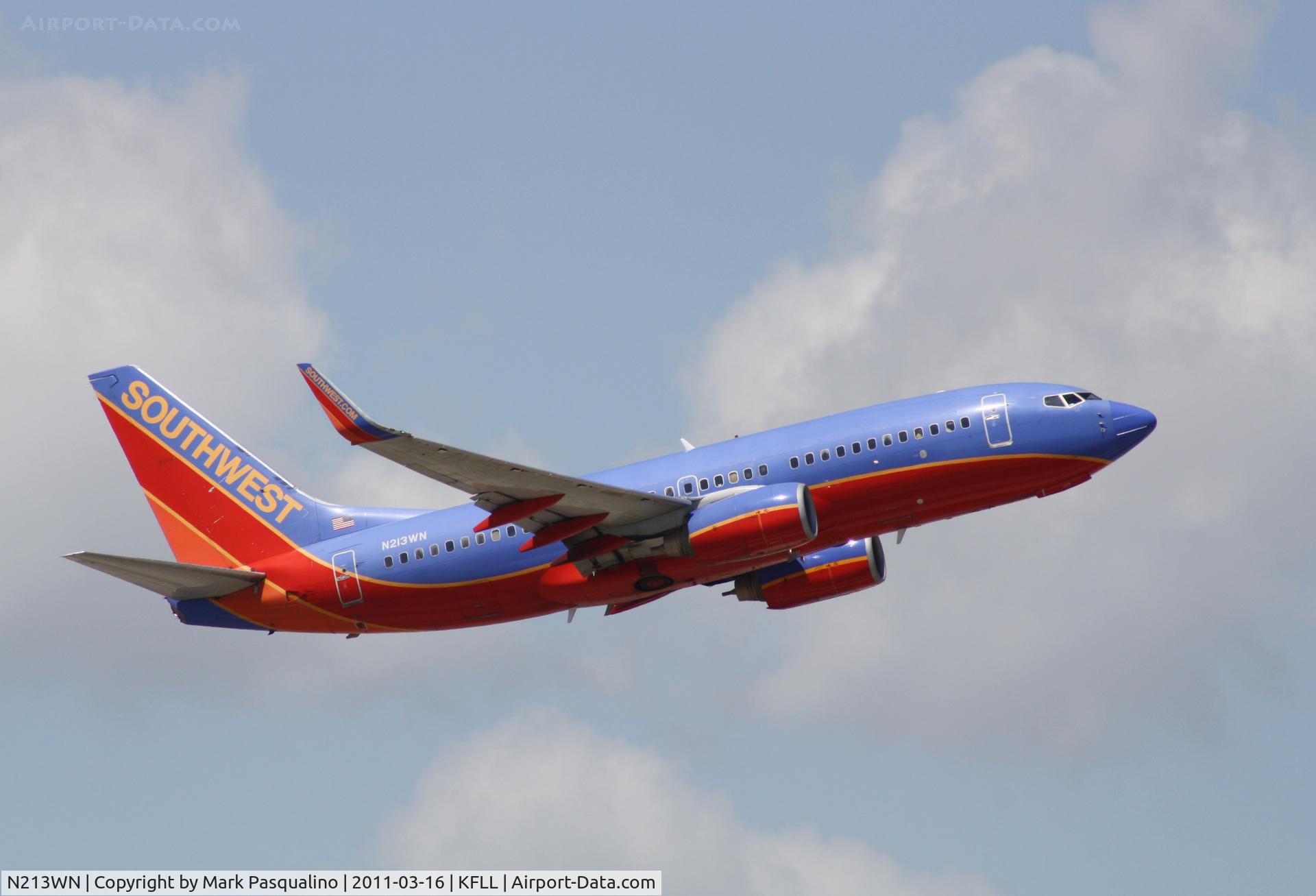 N213WN, 2005 Boeing 737-7H4 C/N 34217, Boeing 737-700