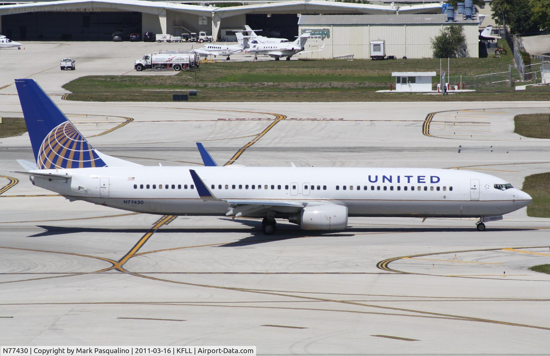 N77430, 2008 Boeing 737-924/ER C/N 37098, Boeing 737-900ER