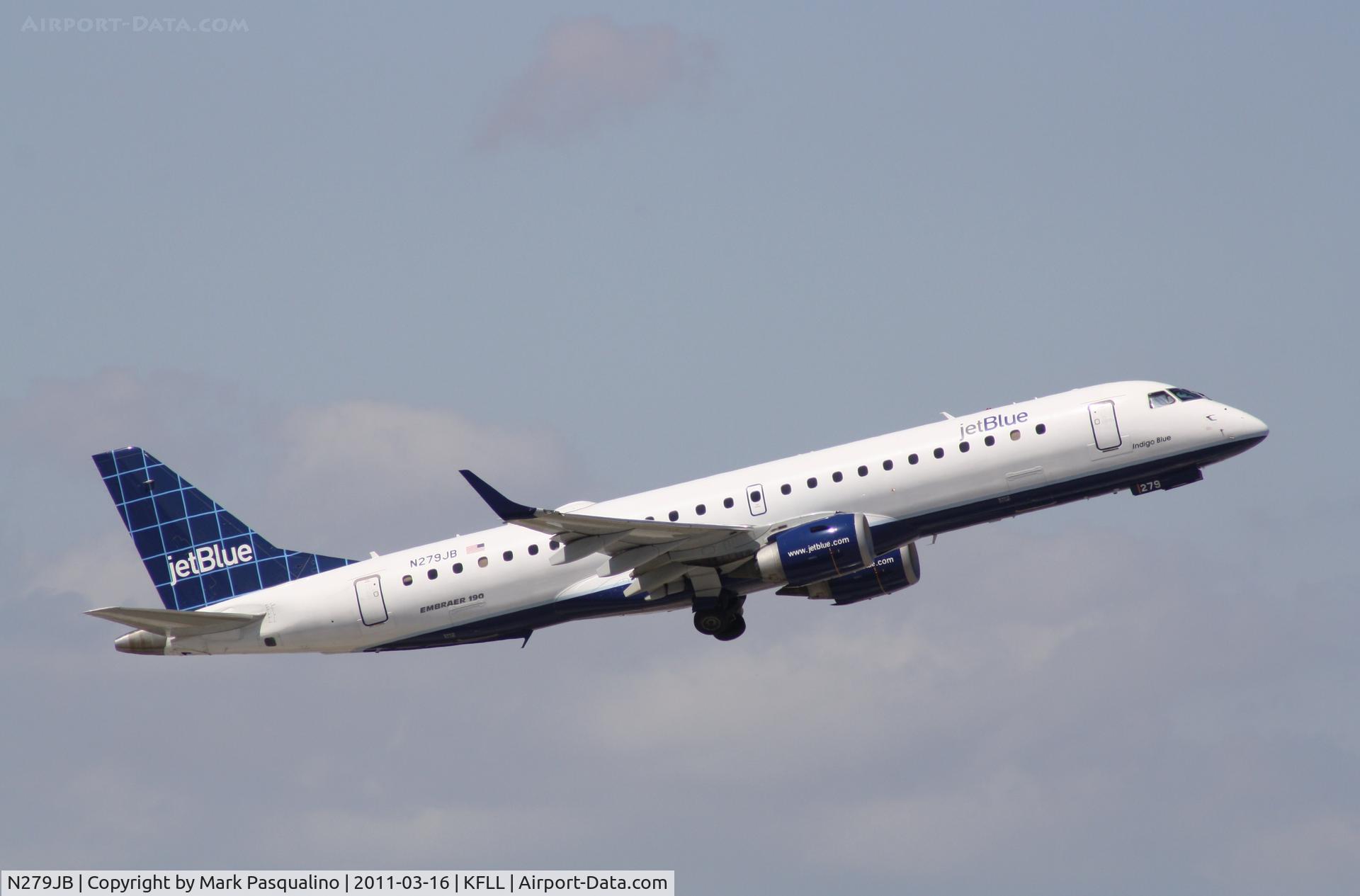 N279JB, 2007 Embraer 190AR (ERJ-190-100IGW) C/N 19000090, ERJ 190-100 IGW