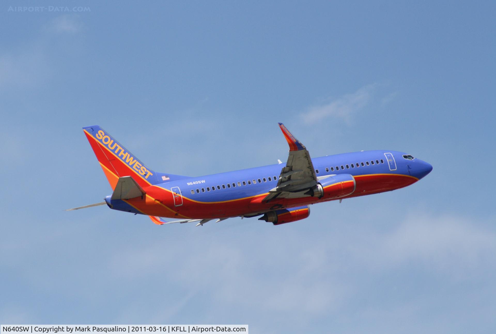N640SW, 1996 Boeing 737-3H4 C/N 27713, Boeing 737-300
