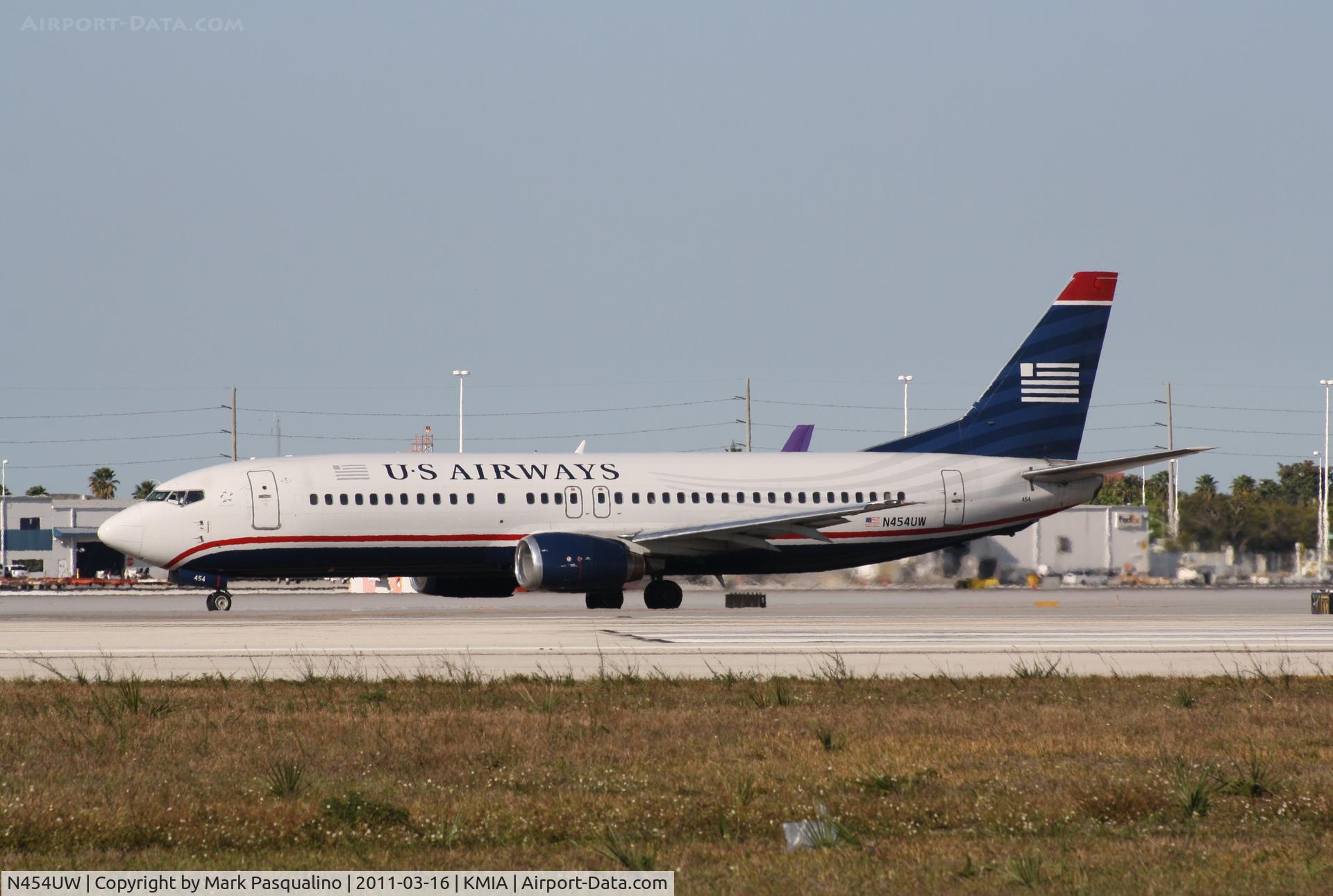 N454UW, 1991 Boeing 737-4B7 C/N 24996, Boeing 737-400