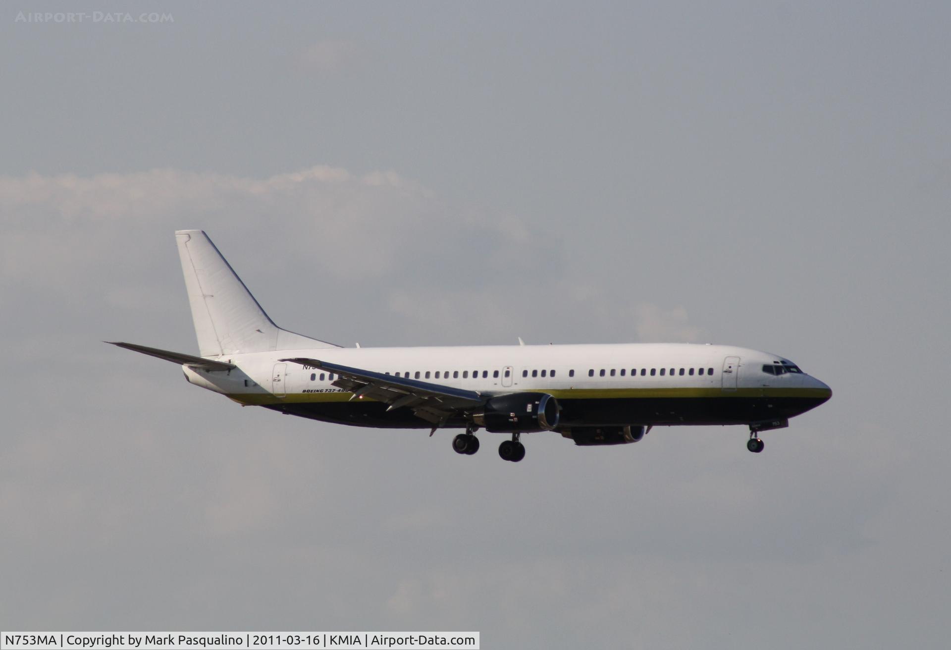 N753MA, 1997 Boeing 737-48E C/N 28053, Boeing 737-400