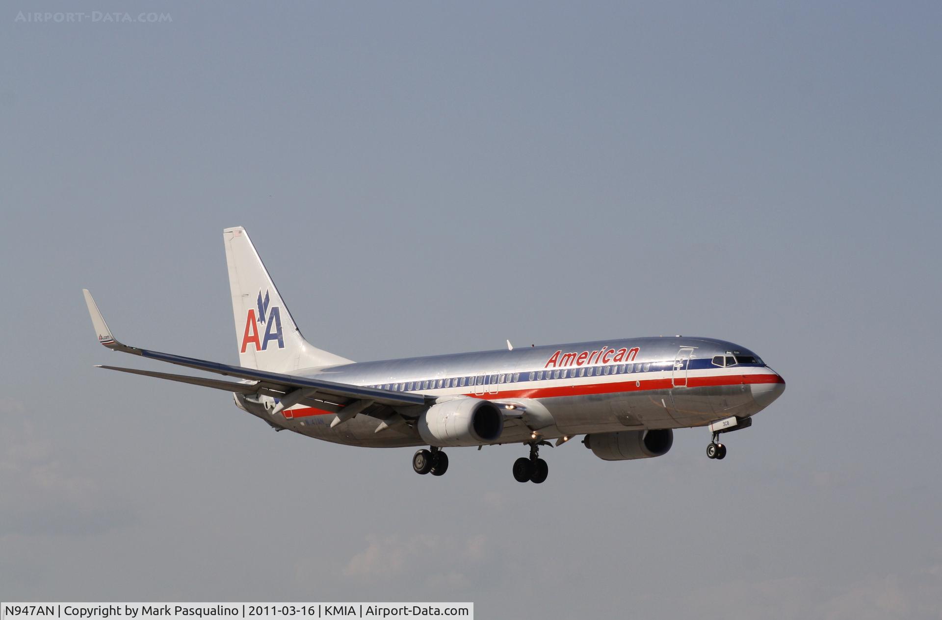 N947AN, 2000 Boeing 737-823 C/N 29536, Boeing 737-800