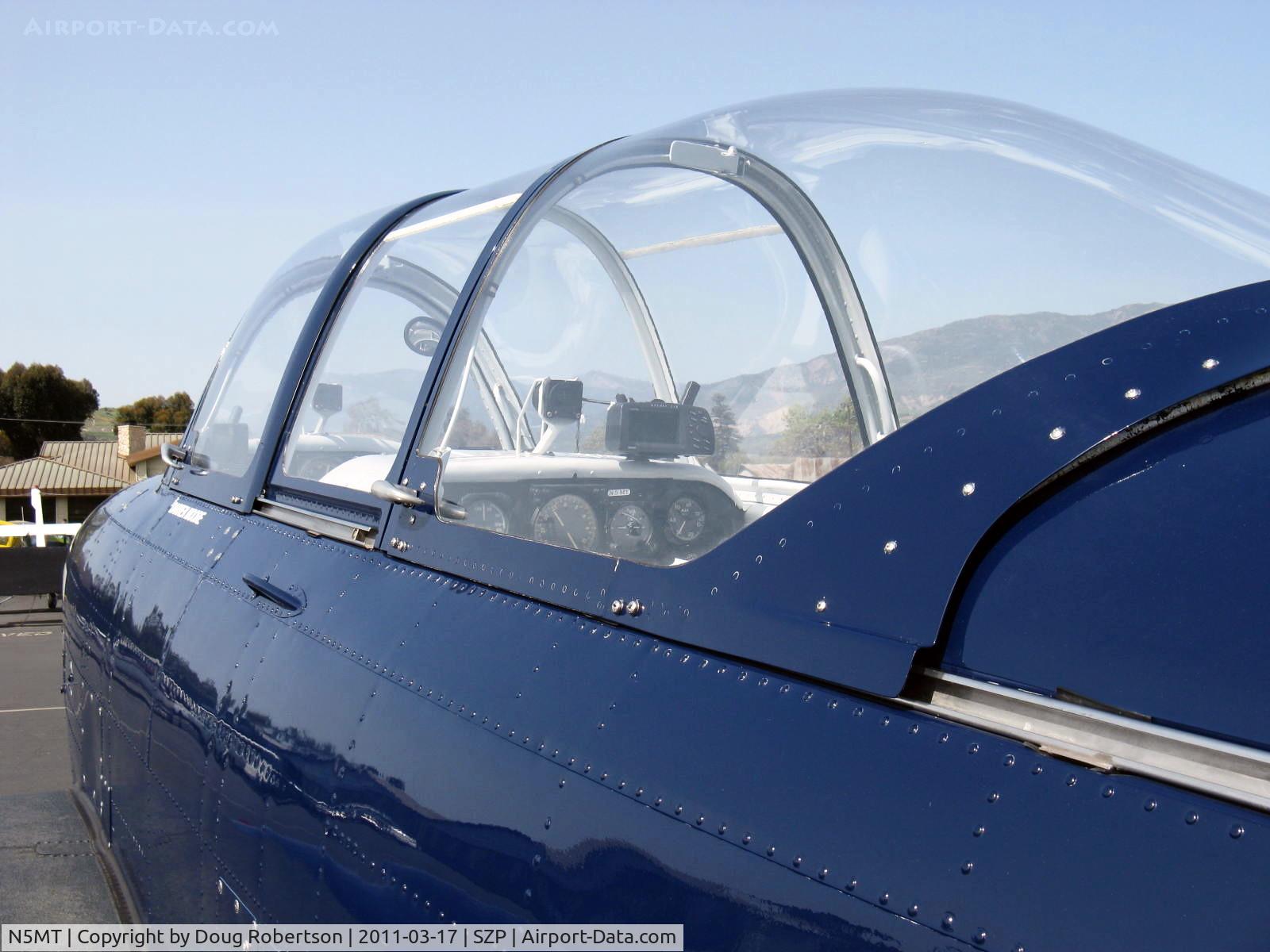N5MT, 1953 Beech T-34A (A45) Mentor Mentor C/N G-305, 1955 Beech A45 as T-34B MENTOR, Continental O-470-13 225 Hp, canopy