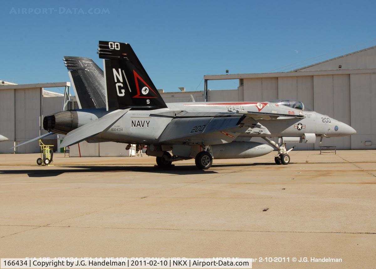 166434, Boeing F/A-18E Super Hornet C/N E079, at MCAS Miramar CA