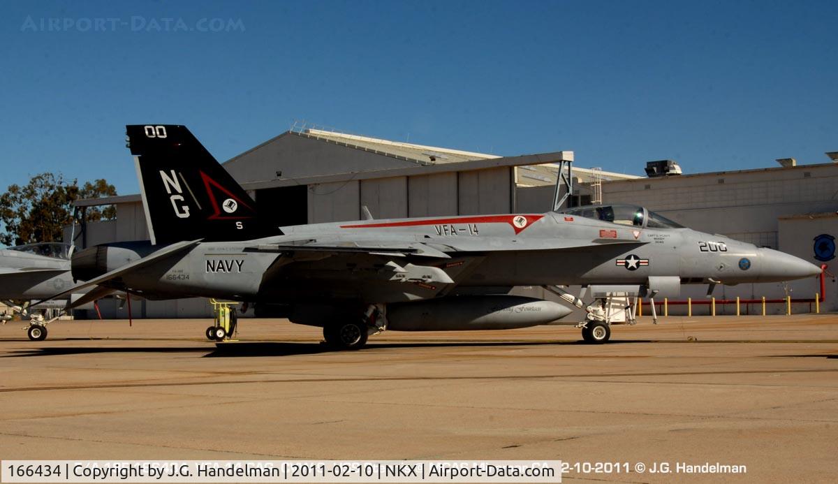 166434, Boeing F/A-18E Super Hornet C/N E079, at MCAS Miramar CA