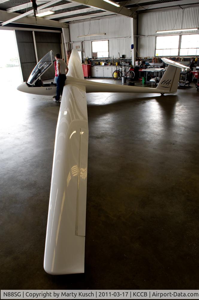 N88SG, 1975 Rolladen-Schneider LS1-F C/N 261, Weight & Balance at Foothill Aircraft.