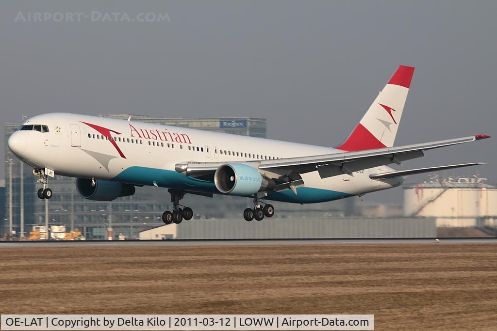 OE-LAT, 1991 Boeing 767-31A C/N 25273, AUA [OS] Austrian Airlines