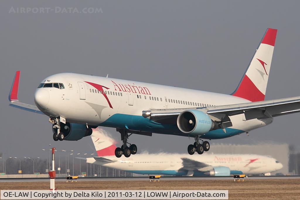 OE-LAW, 1992 Boeing 767-3Z9/ER C/N 26417, AUA [OS] Austrian Airlines
