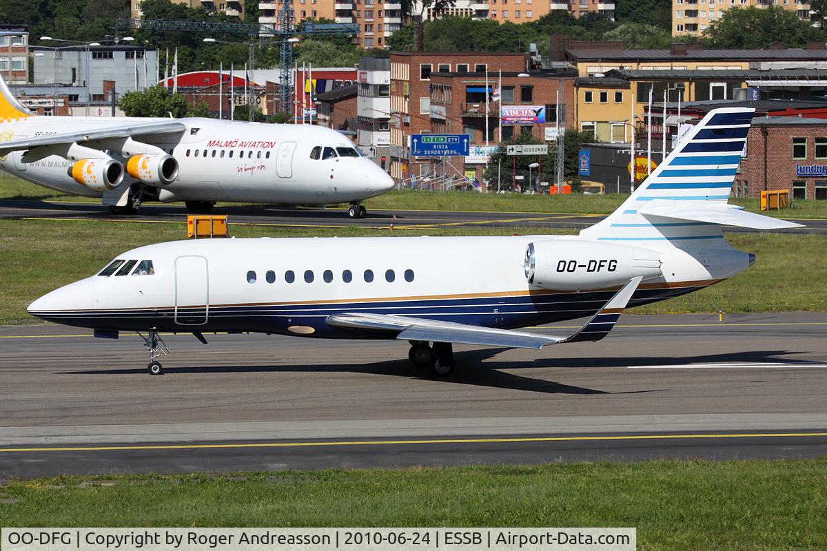 OO-DFG, 2007 Dassault Falcon 2000EX C/N 140, Abelag Aviation