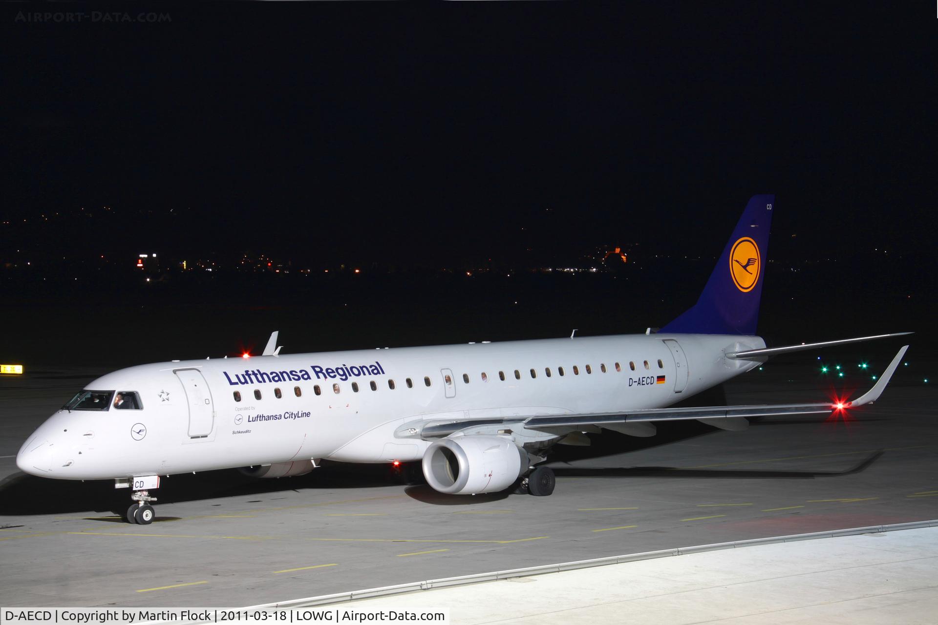 D-AECD, 2010 Embraer 190LR (ERJ-190-100LR) C/N 19000337, .
