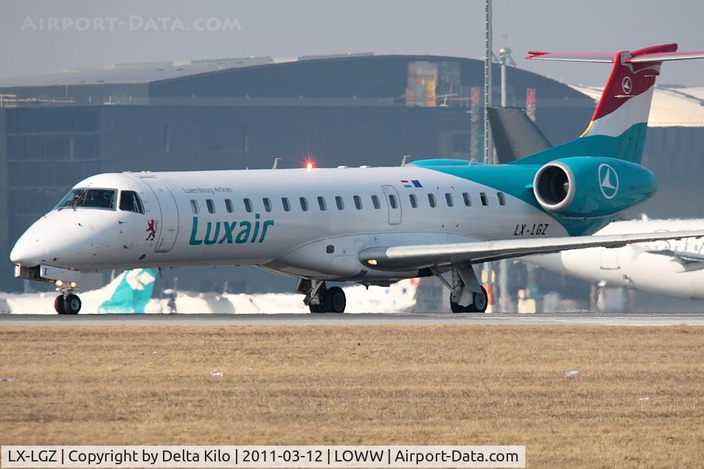 LX-LGZ, 2000 Embraer EMB-145LU (ERJ-145LU) C/N 145258, LGL [LG] Luxair
