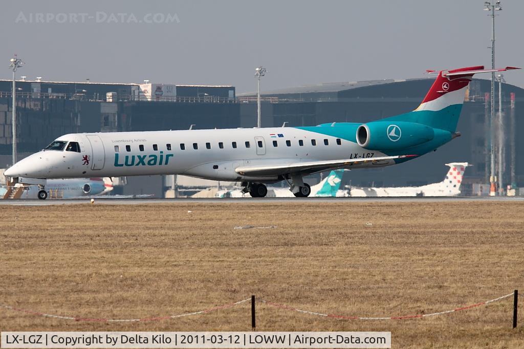 LX-LGZ, 2000 Embraer EMB-145LU (ERJ-145LU) C/N 145258, LGL [LG] Luxair