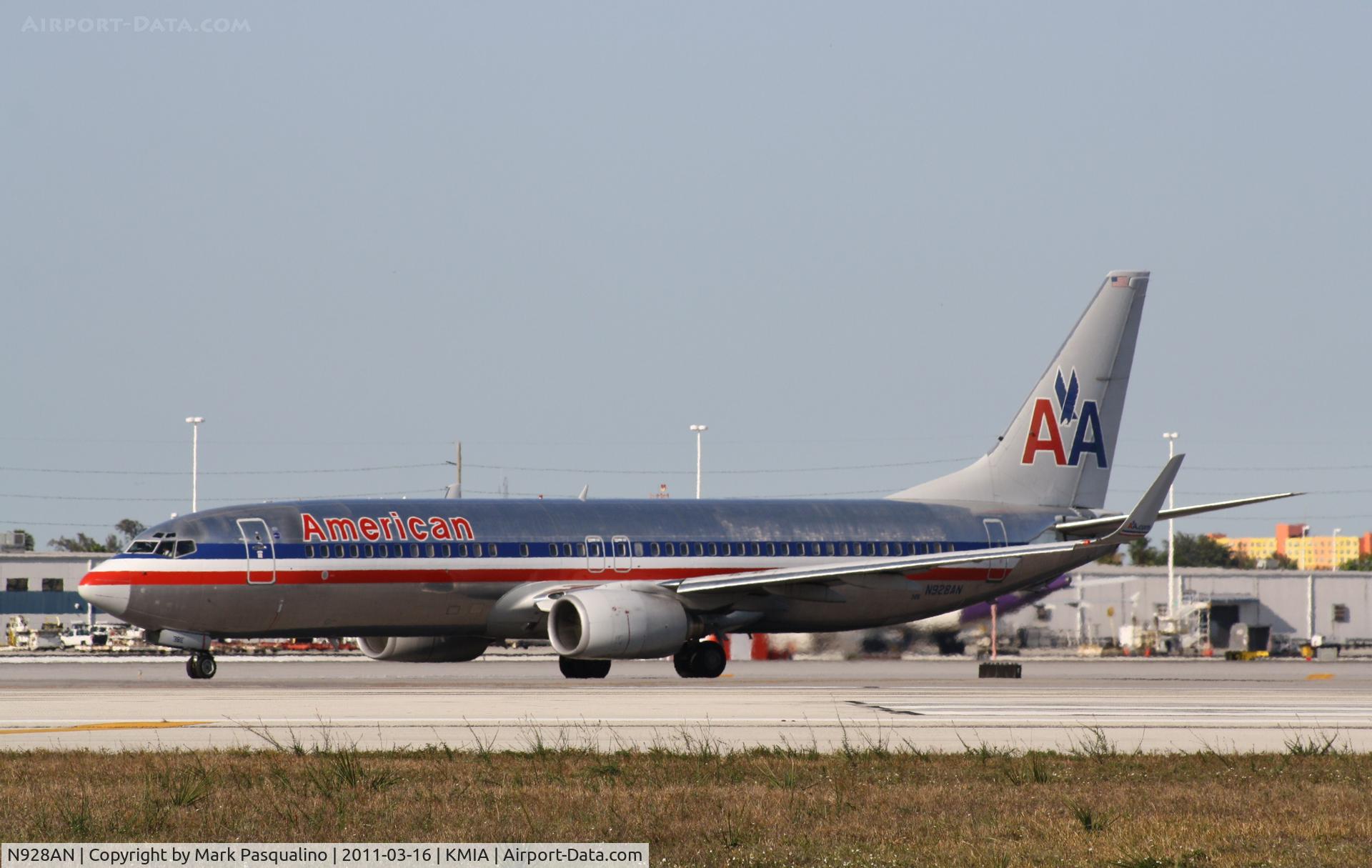 N928AN, 2000 Boeing 737-823 C/N 29528, Boeing 737-800