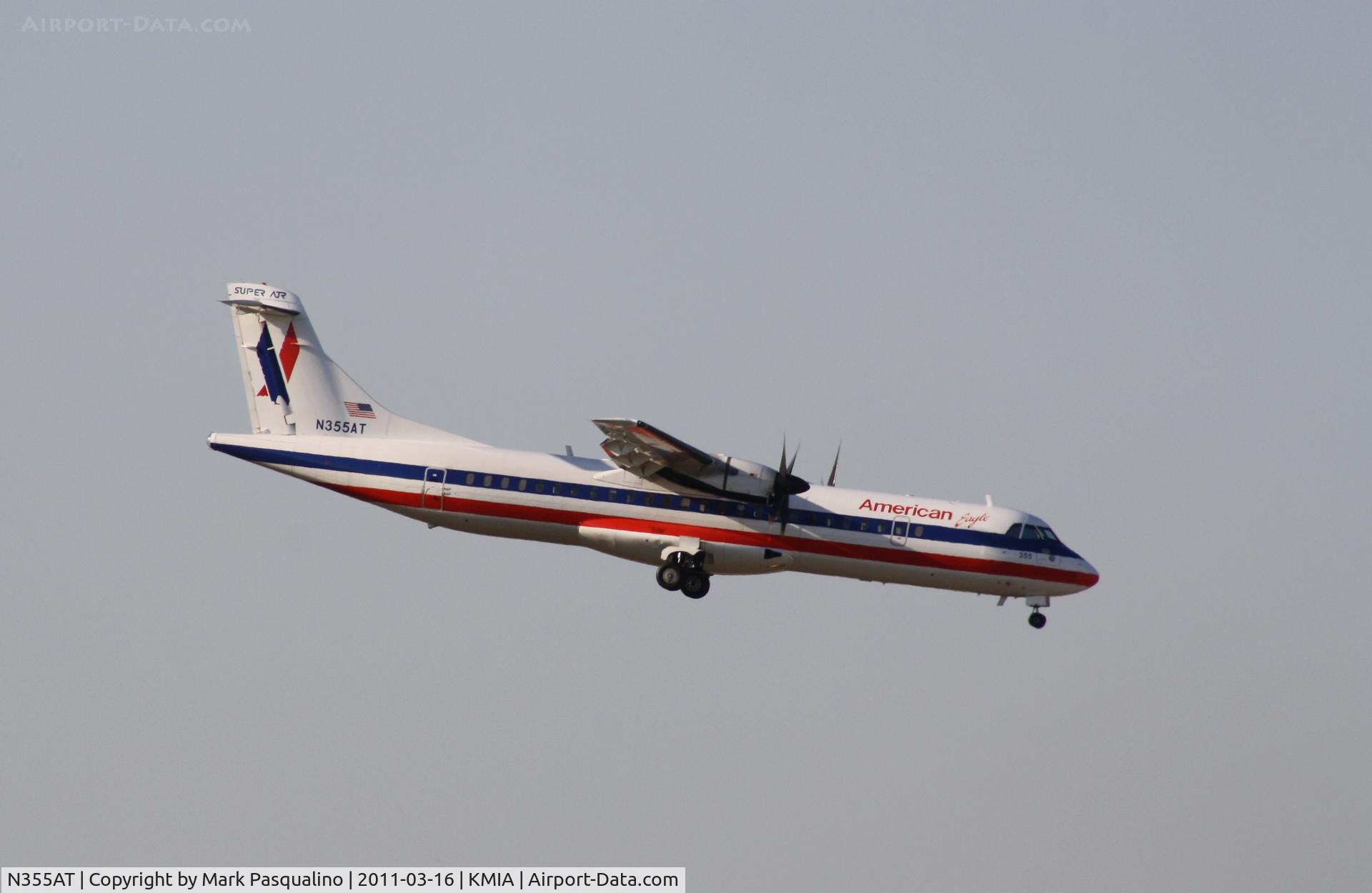 N355AT, 1993 ATR 72-212 C/N 355, ATR 72-200