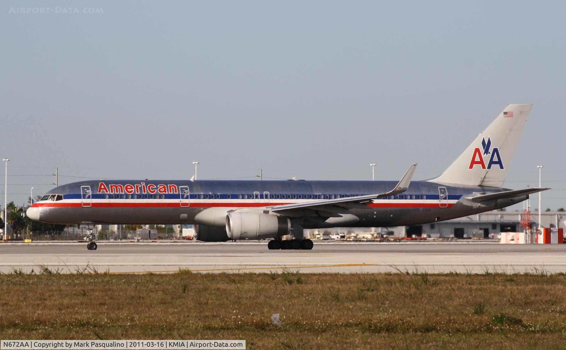 N672AA, 1992 Boeing 757-223 C/N 25337, Boeing 757-200