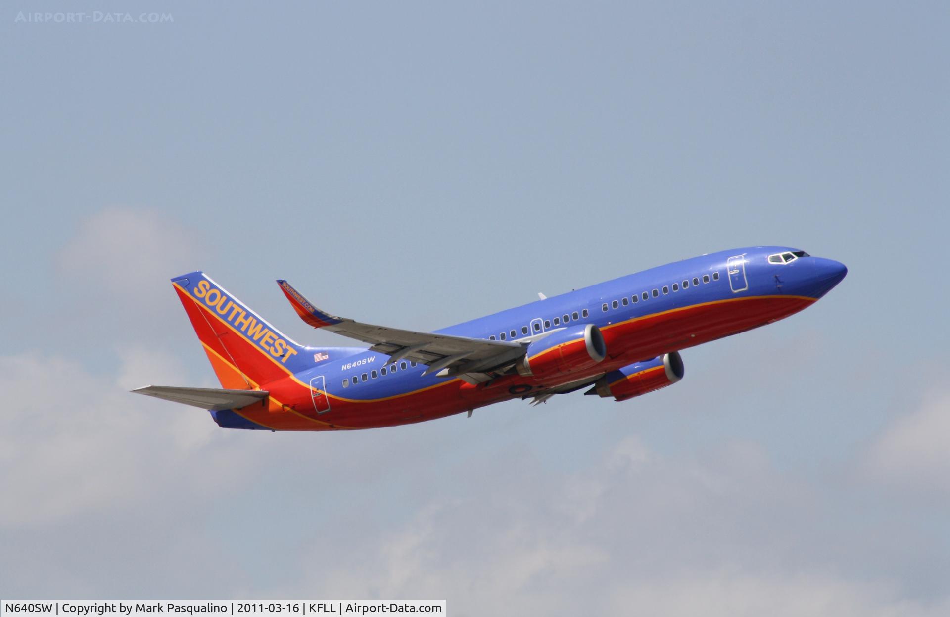 N640SW, 1996 Boeing 737-3H4 C/N 27713, Boeing 737-300