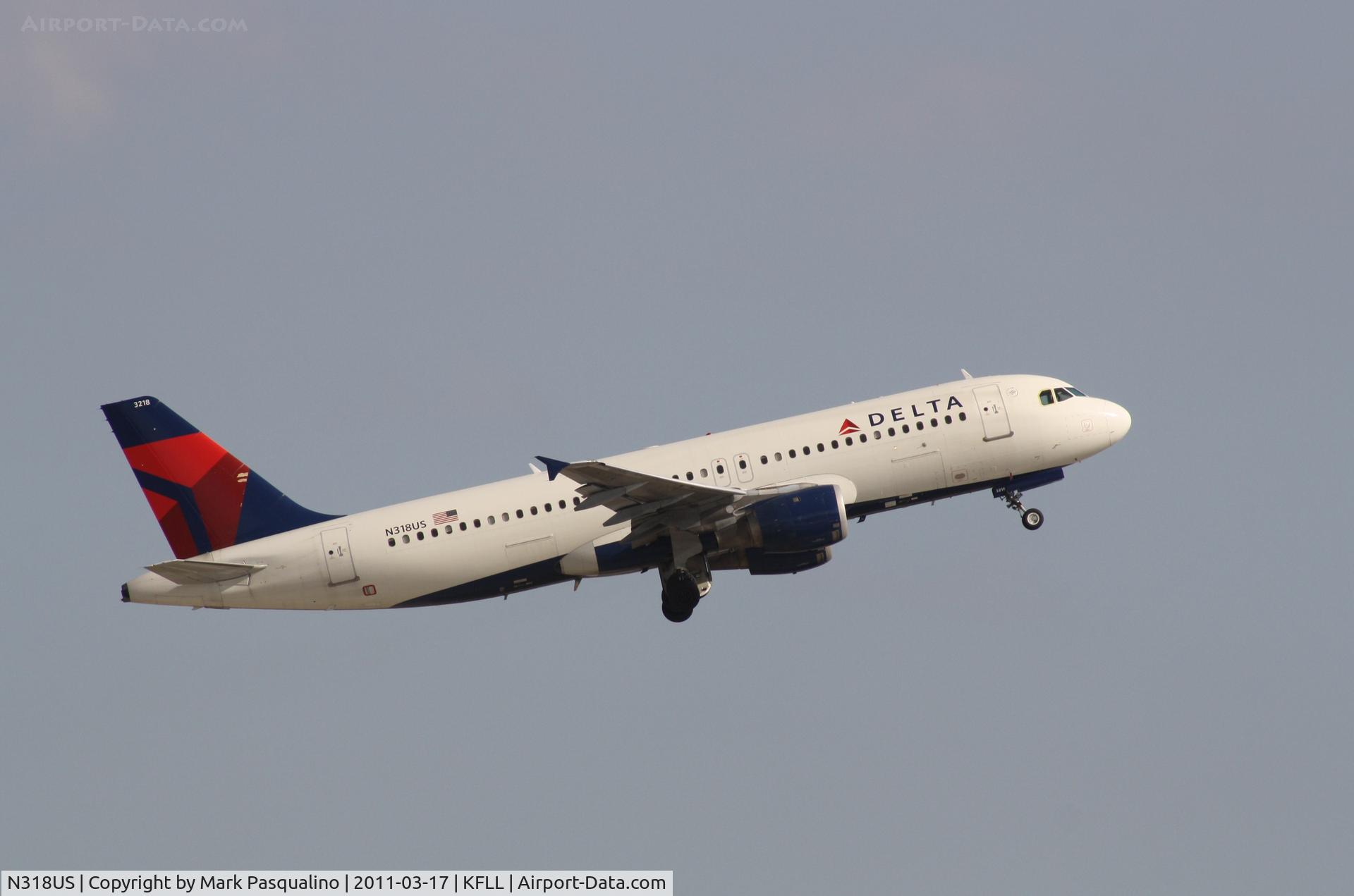 N318US, 1991 Airbus A320-211 C/N 206, Airbus A320