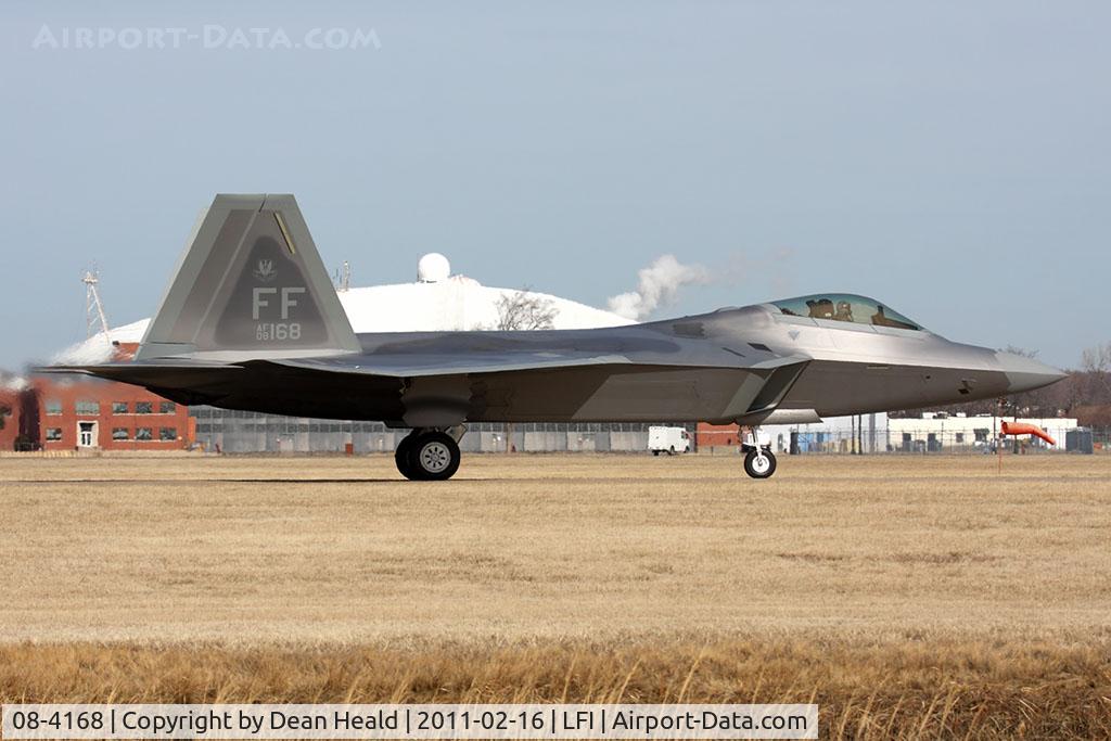 08-4168, 2008 Lockheed Martin F-22A Raptor C/N 4168, USAF Lockheed Martin F-22A Raptor 08-4168 of the 94th FS 