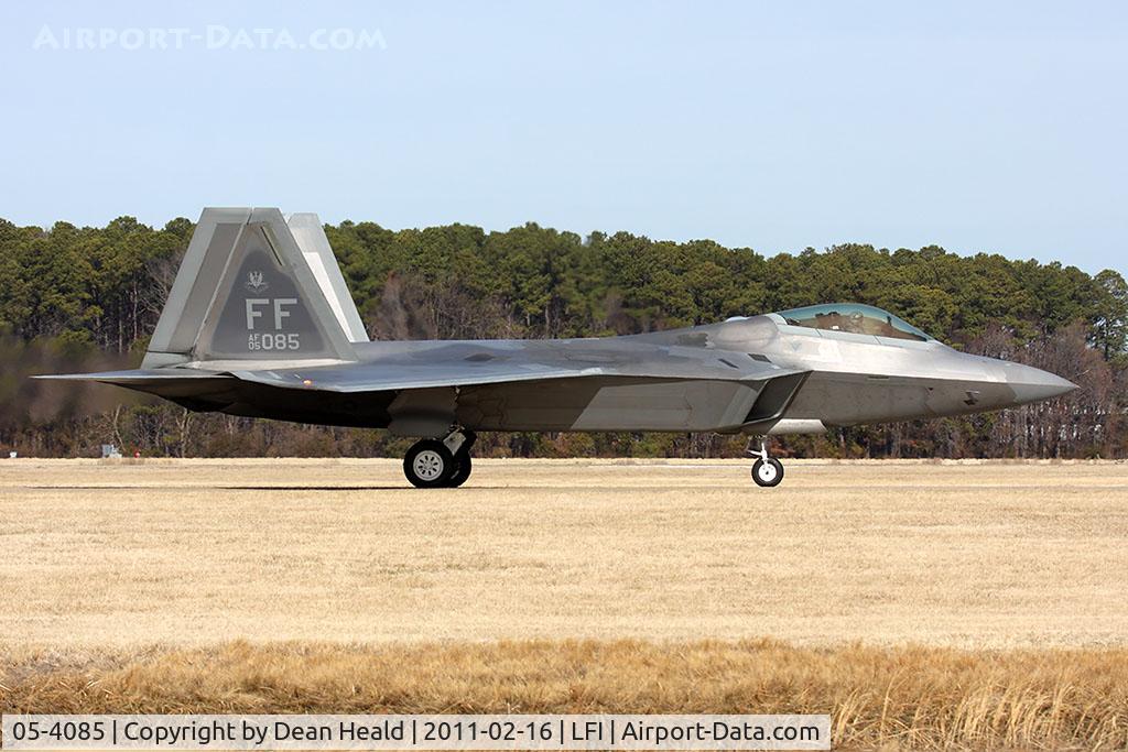 05-4085, 2005 Lockheed Martin F-22A Raptor C/N 4085, USAF Lockheed Martin F-22A Raptor 05-4085 of the 94th FS 