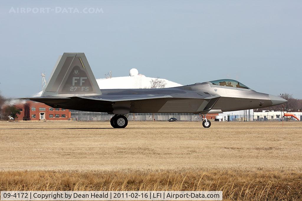 09-4172, 2009 Lockheed Martin F-22A Raptor C/N 4172, USAF Lockheed Martin F-22A Raptor 09-4172 of the 27th FS 