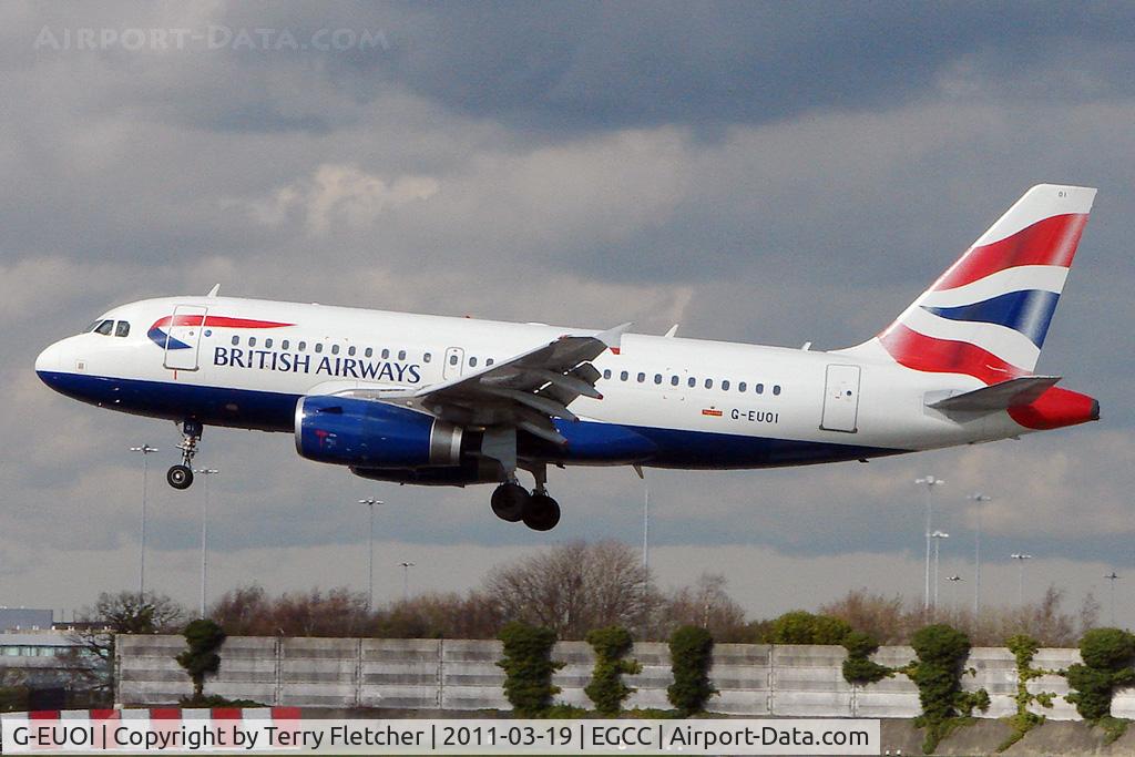 G-EUOI, 2001 Airbus A319-131 C/N 1606, British Airways 2001 Airbus A319-131, c/n: 1606