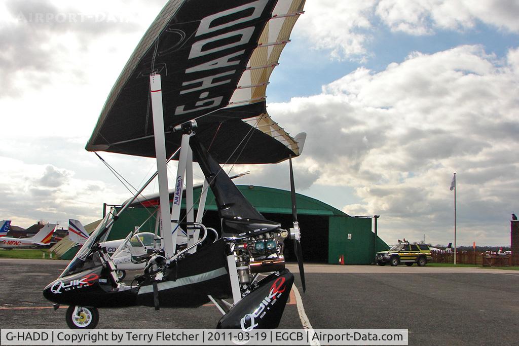 G-HADD, 2010 P&M Aviation QuikR C/N 8510, P AND M AVIATION LTD 
Type:QUIKR 
Serial No.:8510 at City Airport , Manchester