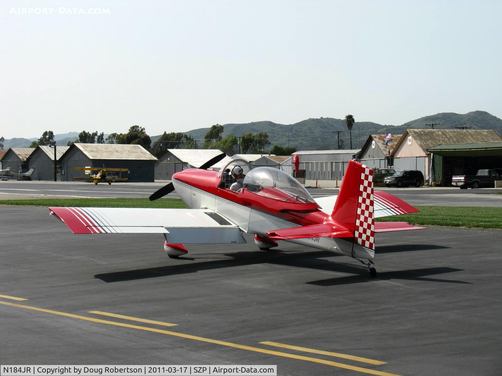 N184JR, 2001 Vans RV-8 C/N 81166, 2001 Rausch VAN's RV-8, Lycoming IO-360 A&C 200 Hp, cockpit pre-flight check