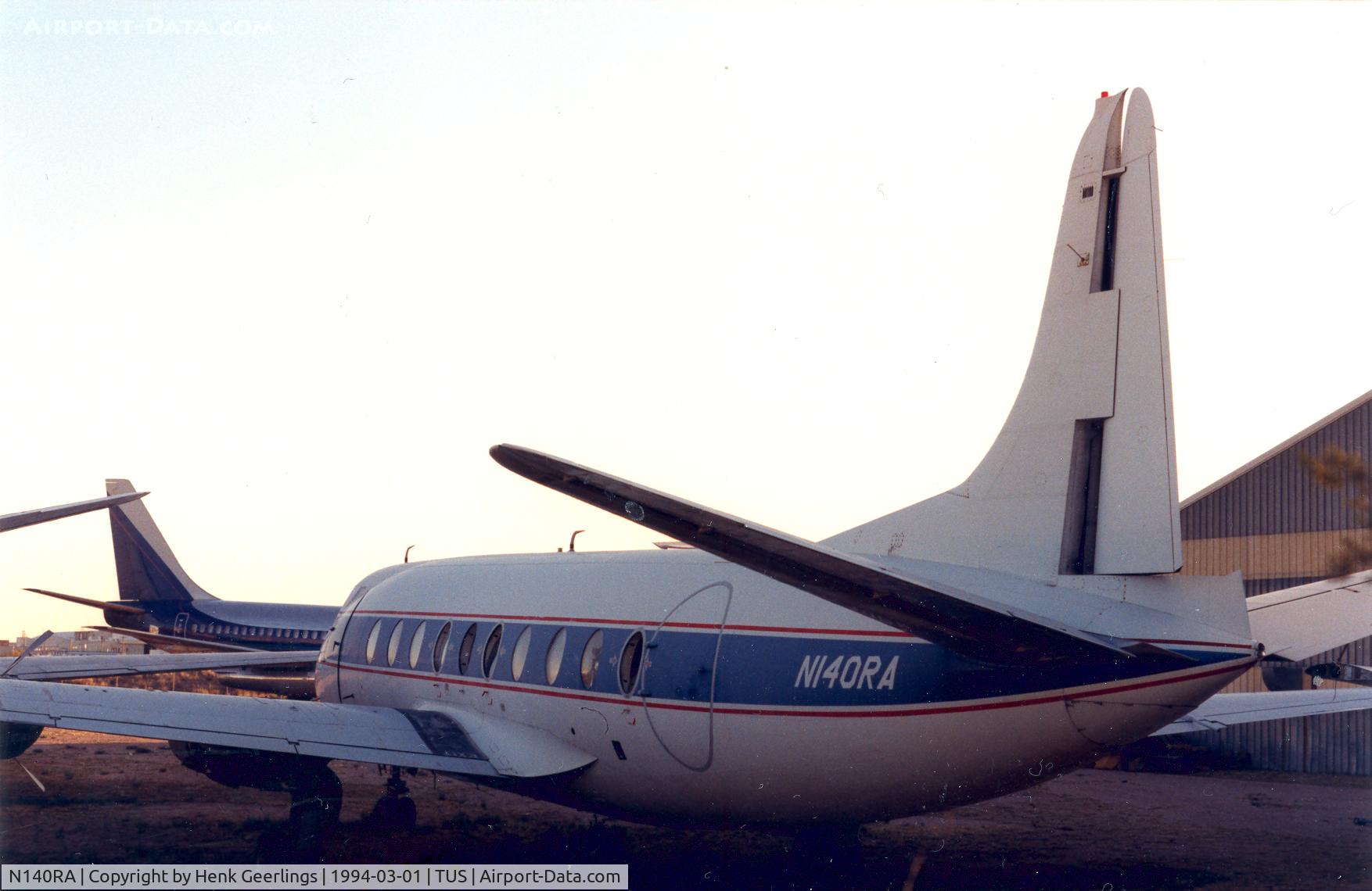 N140RA, Vickers Viscount 797 C/N 191, Viscount V765D