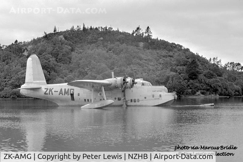 ZK-AMG, Short S.25 Sunderland III C/N Not found ZK-AMG, NZ National Airways Corp., Wellington