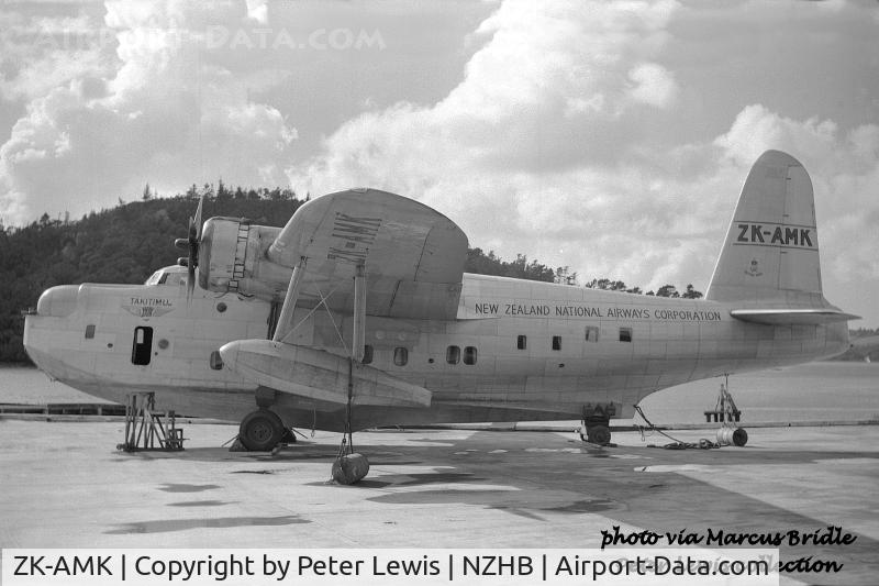 ZK-AMK, 1944 Short S.25 Sunderland III C/N ML795, NZ National Airways Corp., Wellington 1949-1950