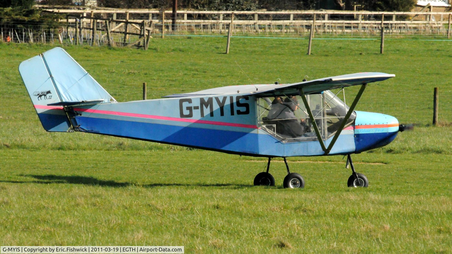 G-MYIS, 1993 Rans S-6ESD Coyote II C/N PFA 204-12382, G-MYIS visiting Shuttleworth (Old Warden) Aerodrome.