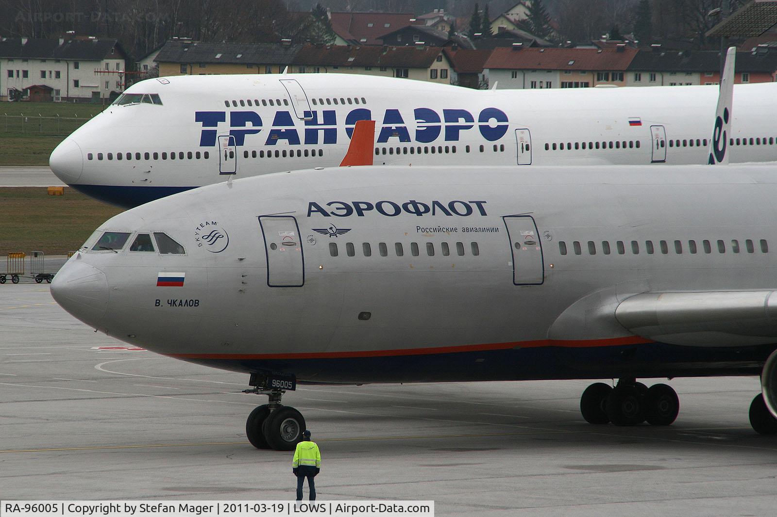 RA-96005, 1991 Ilyushin Il-96-300 C/N 74393201002, SZG-SVO