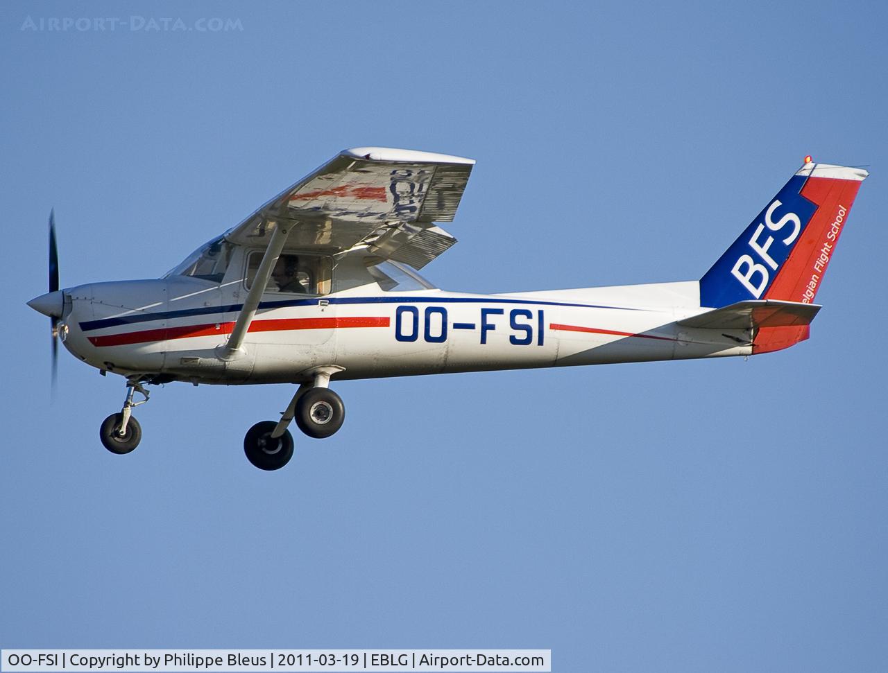 OO-FSI, Reims F150M C/N 1399, Short final rwy 05R.