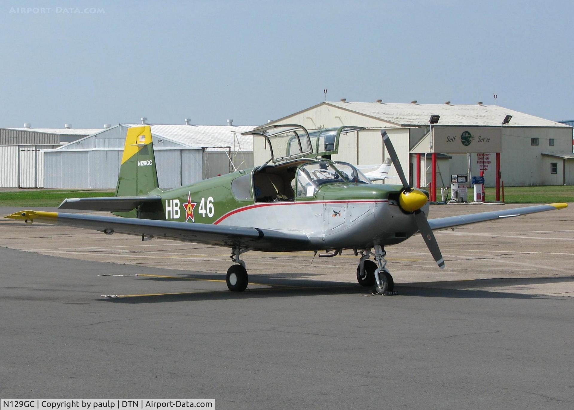 N129GC, 1980 IAR IAR-823 C/N 55, At Downtown Shreveport.