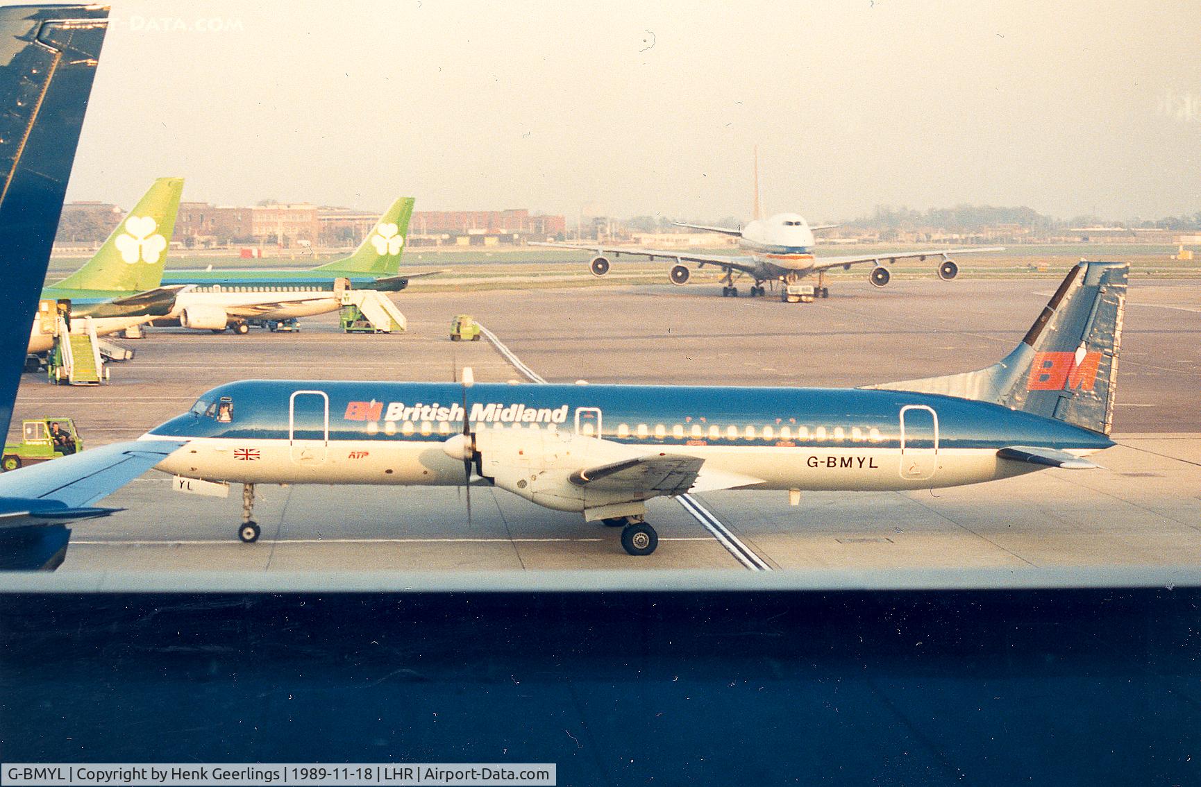 G-BMYL, 1987 British Aerospace ATP C/N 2004, British Midland