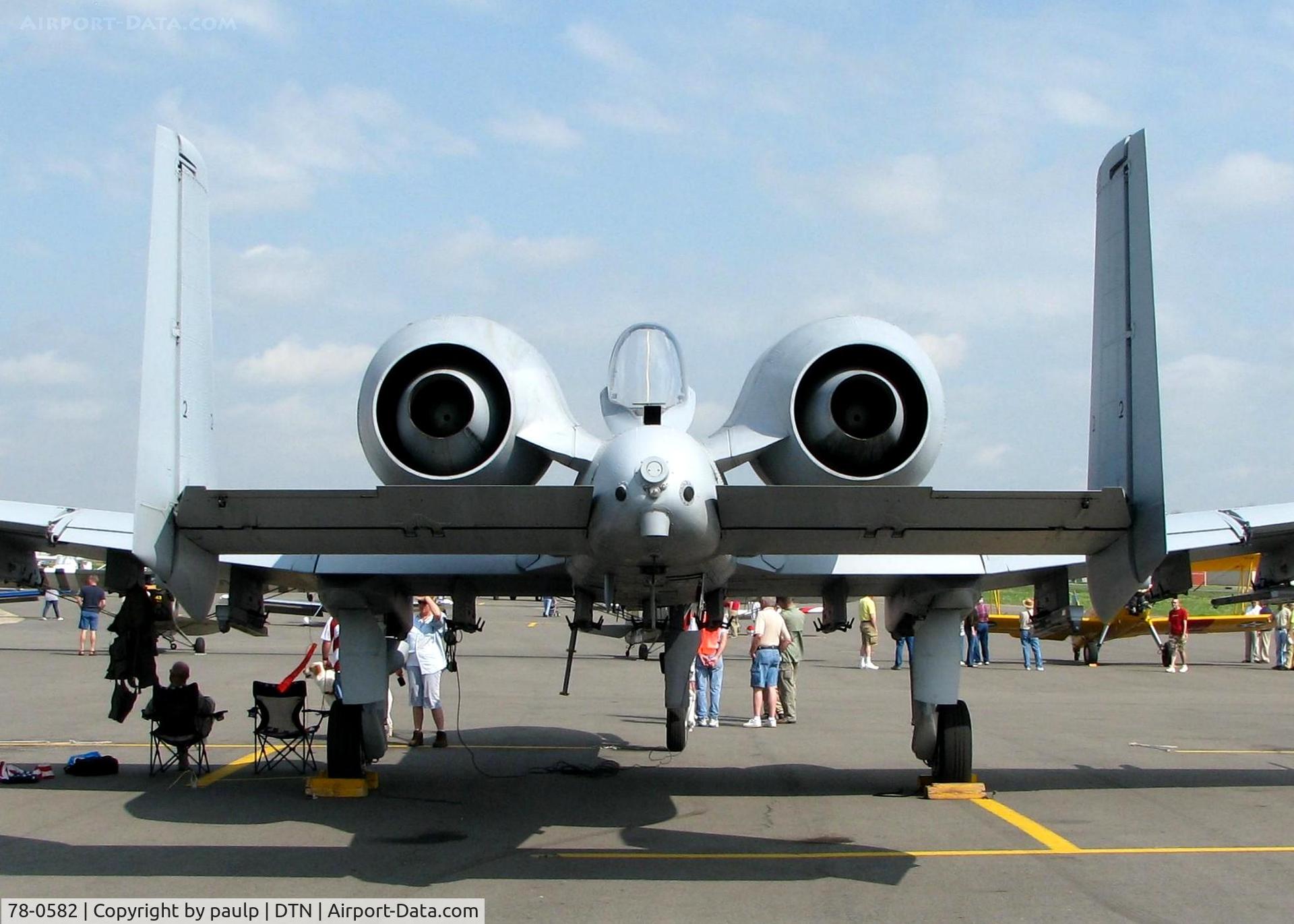 78-0582, 1978 Fairchild Republic A-10C Thunderbolt II C/N A10-0202, At Downtown Shreveport.