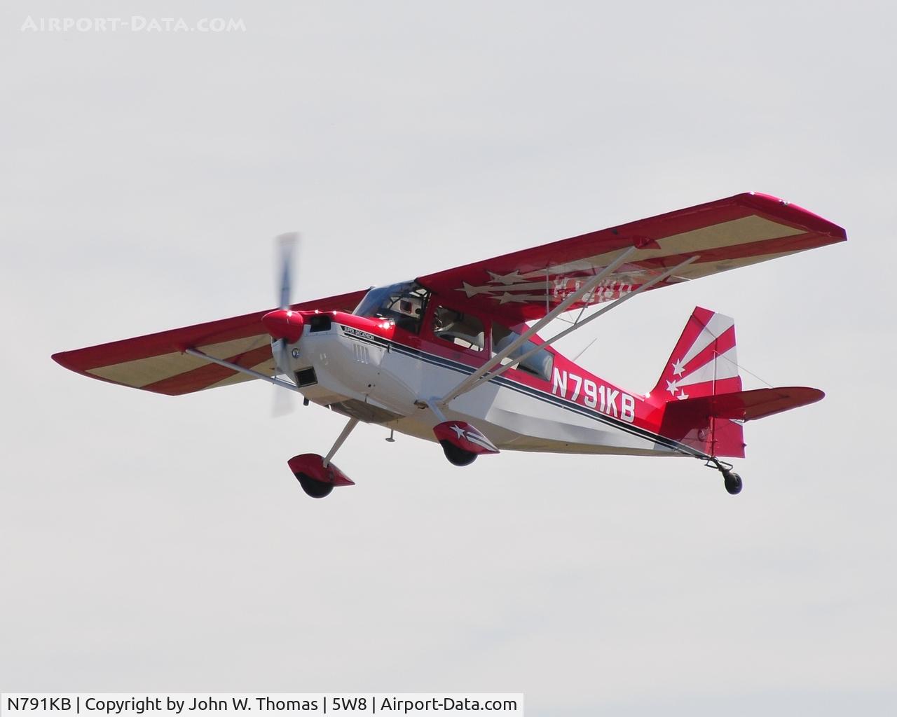 N791KB, 2006 American Champion 8KCAB Super Decathlon C/N 1035-2007, Departing runway 4