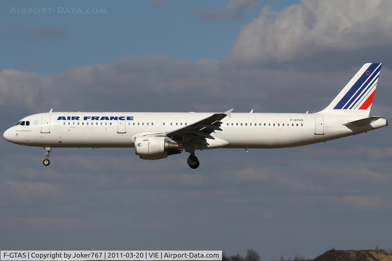 F-GTAS, 2008 Airbus A321-212 C/N 3419, Air France