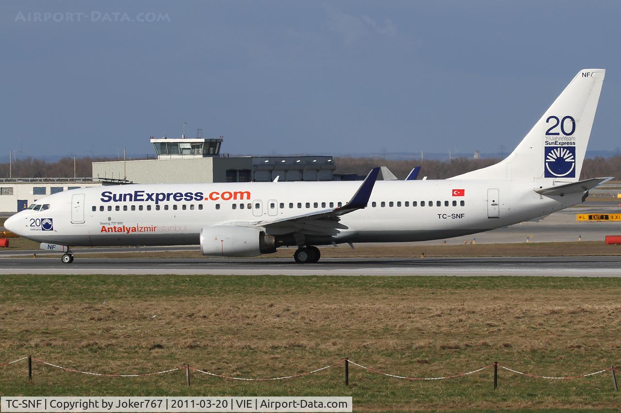TC-SNF, 2008 Boeing 737-8HC C/N 36529, SunExpress