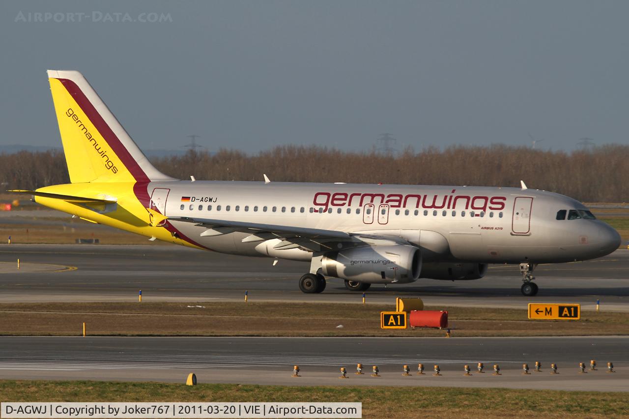 D-AGWJ, 2008 Airbus A319-132 C/N 3375, Germanwings
