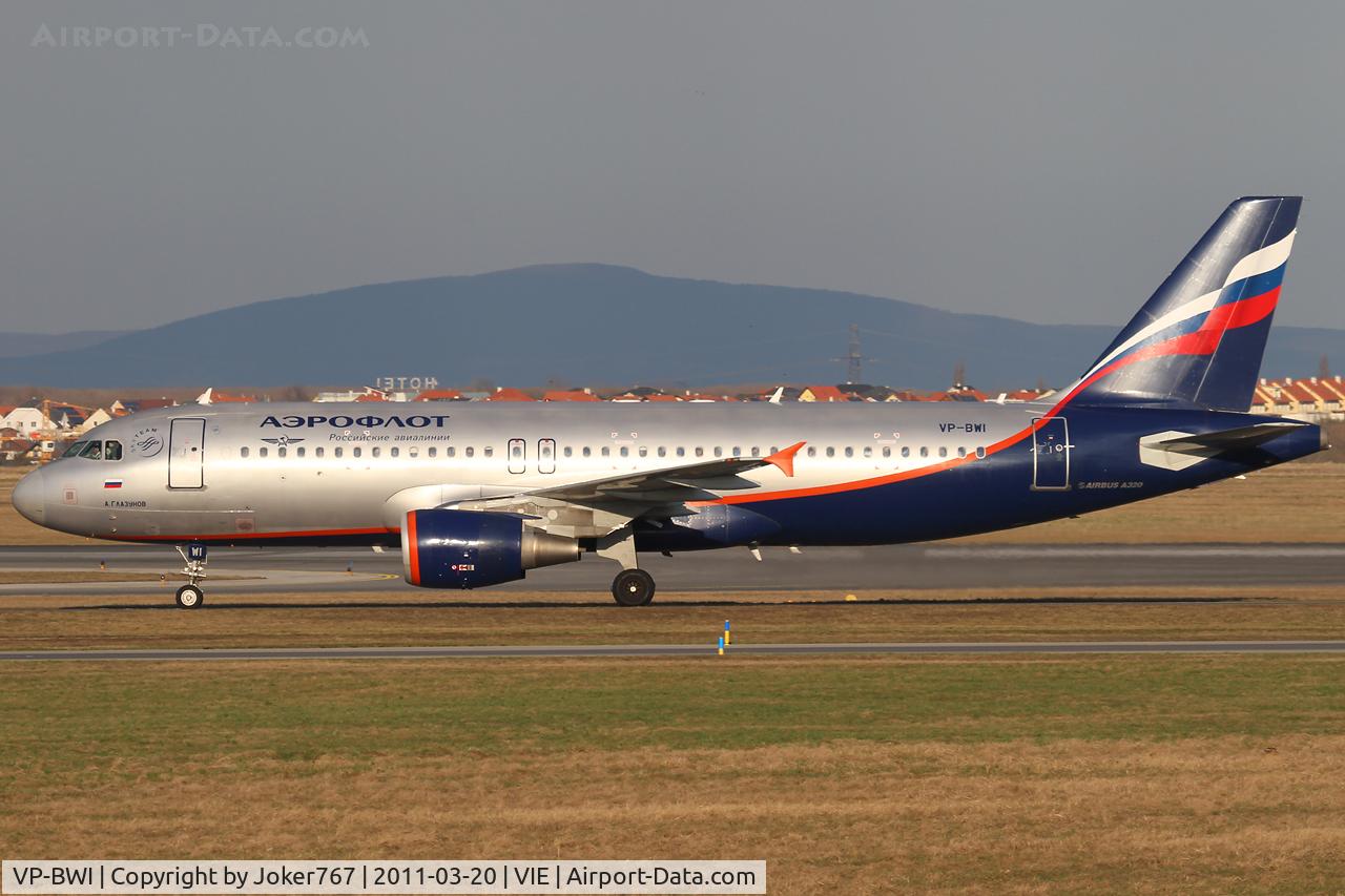 VP-BWI, 2004 Airbus A320-214 C/N 2163, Aeroflot