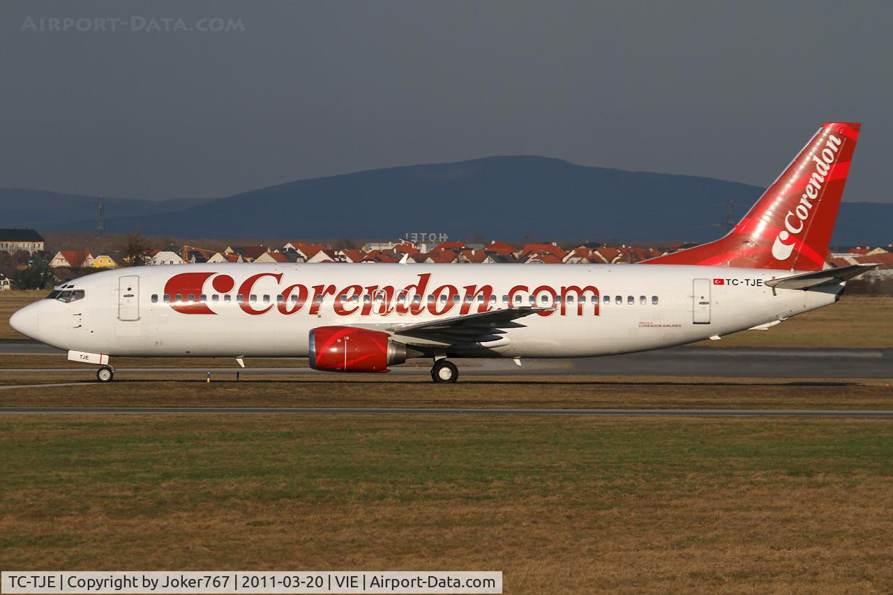 TC-TJE, 1992 Boeing 737-4Y0 C/N 26073, Corendon Air