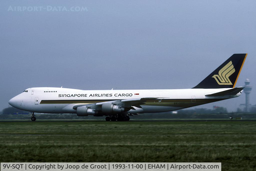 9V-SQT, Boeing 747-245F C/N 22150, departure 18L